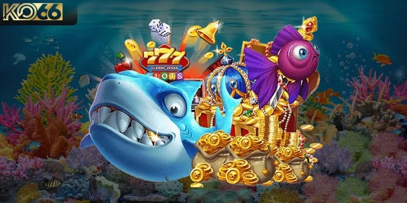Cá boss khổng lồ trong biến thể nâng cao của súng bắn cá